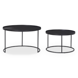 Tray - Ensemble de tables gigognes par Ethnicraft