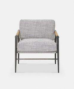 Rowen - Fauteuil en tissu chiné par Four Hands