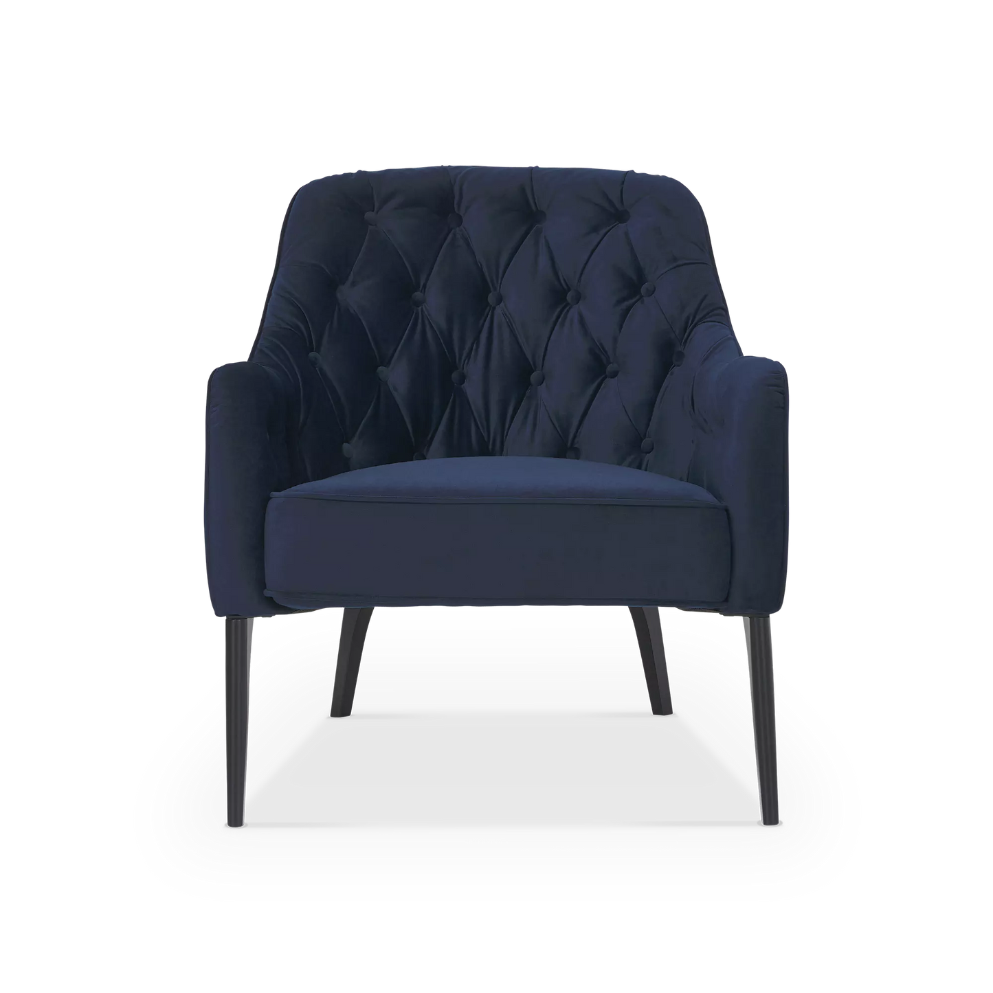 Ellington - Fauteuil capitonné en velours