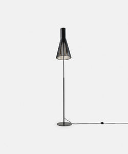 Calel - Lampe sur pied en lattes de bois