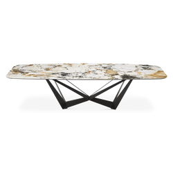 Skorpio Keramik - Table de salle à manger avec plateau en céramique par Cattelan Italia
