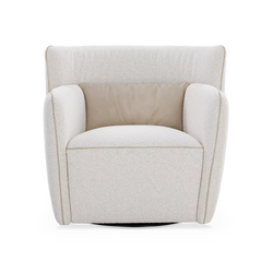 Tulip - Bouclé Fabric Swivel Chair by Gamma