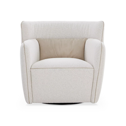Tulip - Bouclé Fabric Swivel Chair by Gamma
