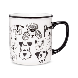 Simple Dog Faces Mug
