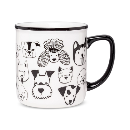Simple Dog Faces Mug
