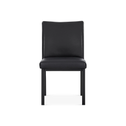 Biscaro - Chaise de salle à manger en imitation de cuir rembourré par Trica