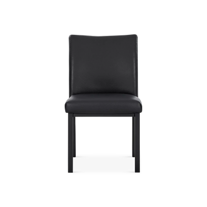 Biscaro - Chaise de salle à manger en imitation de cuir rembourré par Trica
