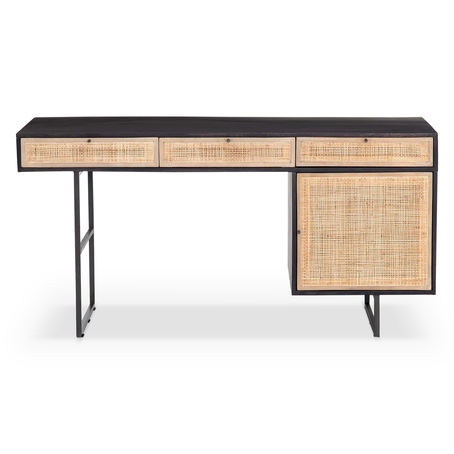 Carmel - Desk with Rattan Drawers