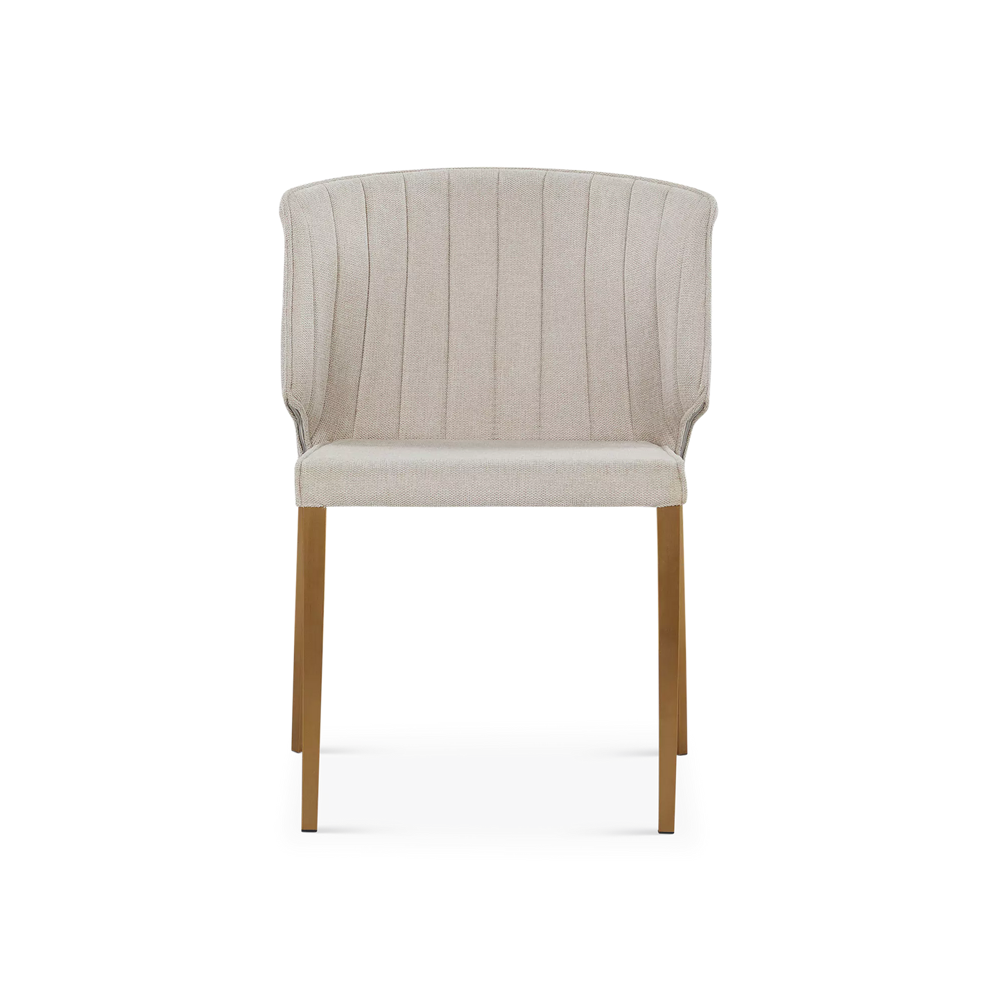 Zayden - Chaise de salle à manger avec surpiqûres à canaux