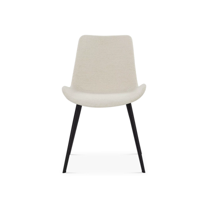 Hype - Chaise de salle à manger en tissu bouclé
