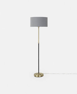 Bergen - Lampe sur pied en laiton antique