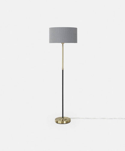 Bergen - Lampe sur pied en laiton antique