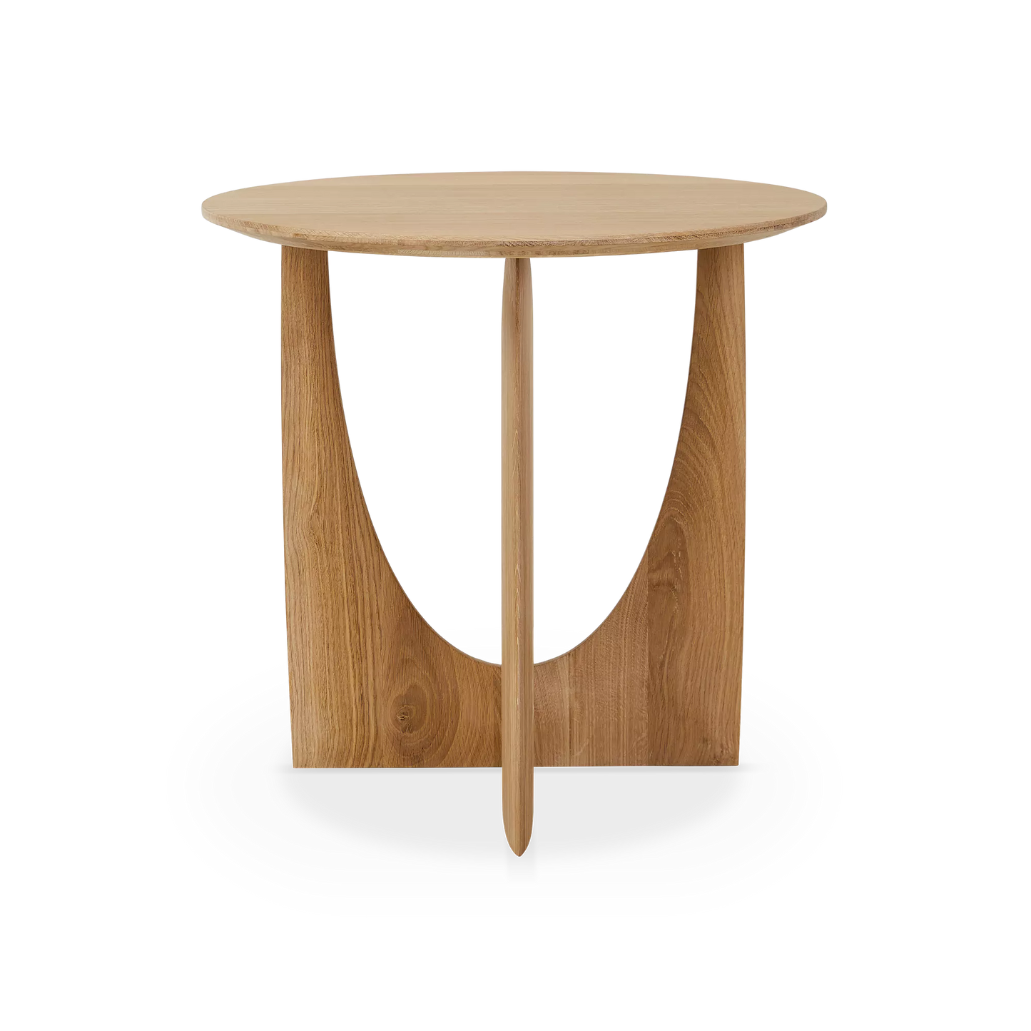 Geometric - Table d’appoint en bois massif par Ethnicraft