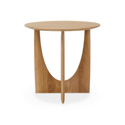 Geometric - Table d’appoint en bois massif par Ethnicraft