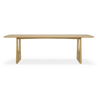 Geometric - Table de salle à manger en chêne massif par Ethnicraft