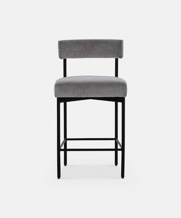 Seneca - Tabouret de comptoir rembourré