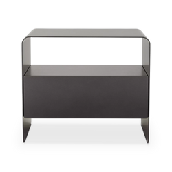 Foglio - Metal Nightstand by Flou