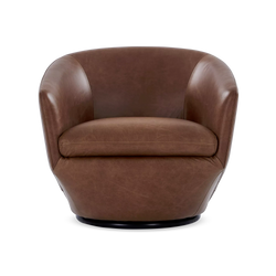 Dinant - Fauteuil pivotant en cuir