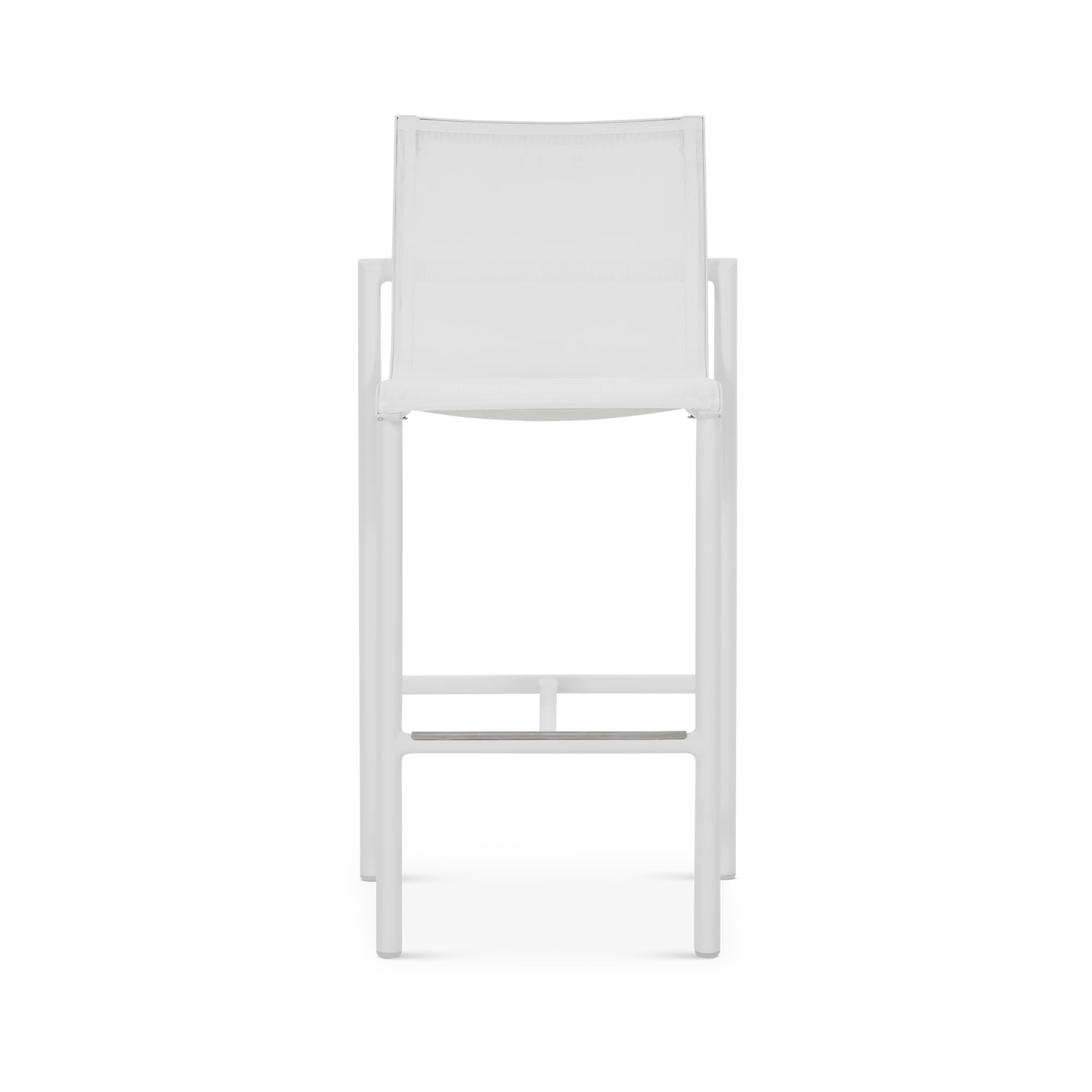 Bastingage - Outdoor Stool in Aluminum by Les Jardins