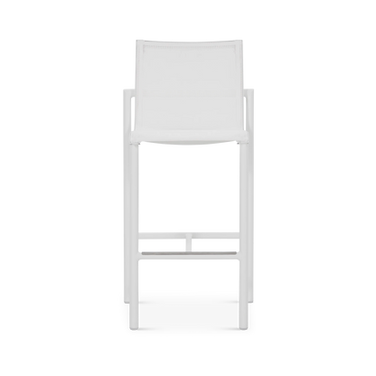 Bastingage - Outdoor Stool in Aluminum by Les Jardins