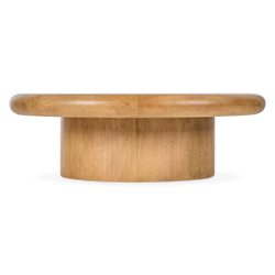 Zach - Round Wood Coffee Table by Four Hands