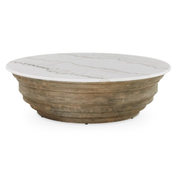 Caldwell - Table basse en marbre par Four Hands