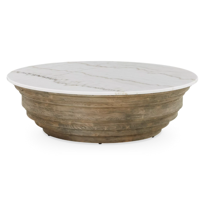 Caldwell - Table basse en marbre par Four Hands