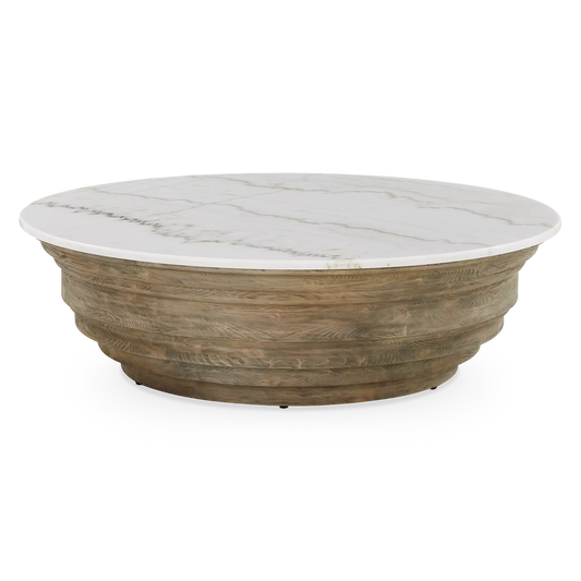 Caldwell - Table basse en marbre par Four Hands