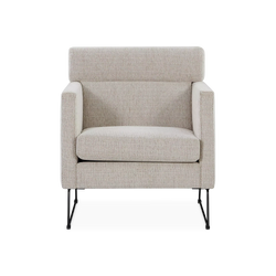 Degano - Armchair with Sled Base by Furninova