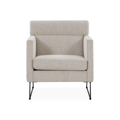 Degano - Armchair with Sled Base by Furninova