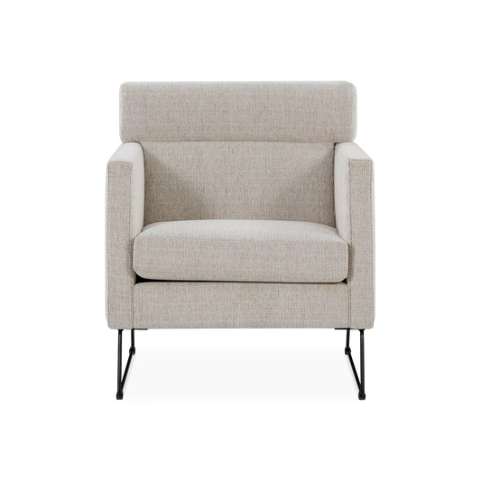 Degano - Armchair with Sled Base by Furninova