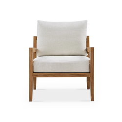 Karetta - Oak Wood Armchair by Furninova