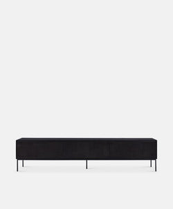 Grooves - Teak Wood TV Stand by Ethnicraft