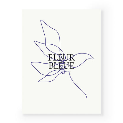 Impression Fleur Bleue