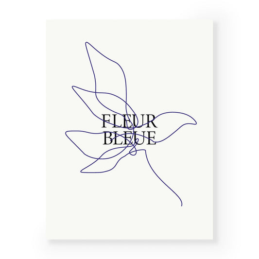 Impression Fleur Bleue