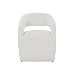 Aimée - Dining Chair on Wheels