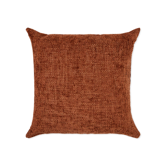 Derek - Coussin carré en velours texturé