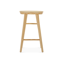 Ludo - Tabouret de comptoir en bois