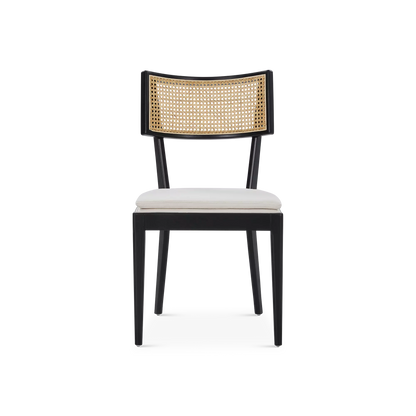 Brittney - Chaise de salle à manger en rotin