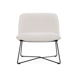 Fly - Fauteuil en tissu velouté