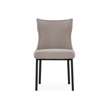 Luna - Chaise de salle à manger avec dos matelassé par Trica