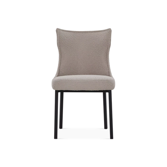 Luna - Chaise de salle à manger avec dos matelassé par Trica