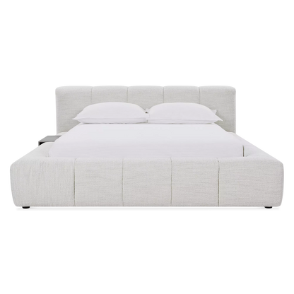 Fiona - Bouclé Fabric Upholstered Bed