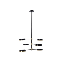 Oralee - Lampe suspendue moderne à six abat-jour