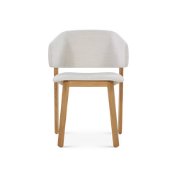 Wolfgang - Chaise de salle à manger avec accoudoirs