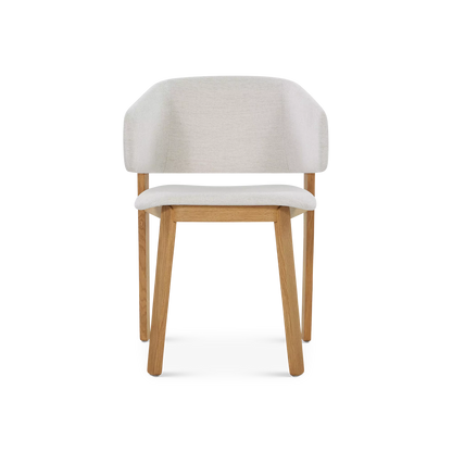 Wolfgang - Chaise de salle à manger avec accoudoirs
