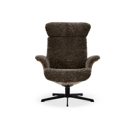 Time Out - Fauteuil inclinable en peau de mouton par Conform