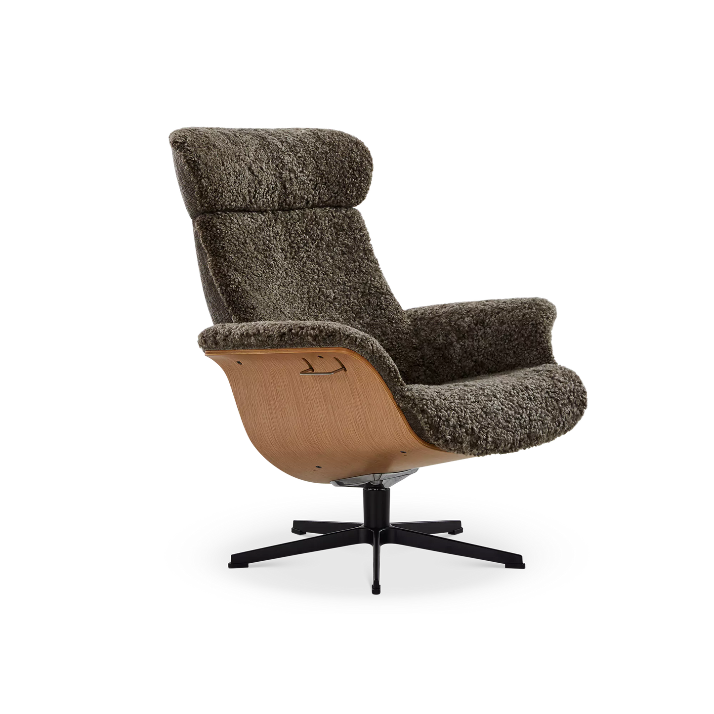 Time Out - Fauteuil inclinable en peau de mouton par Conform