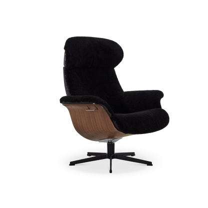 Time Out - Fauteuil inclinable en peau de mouton par Conform