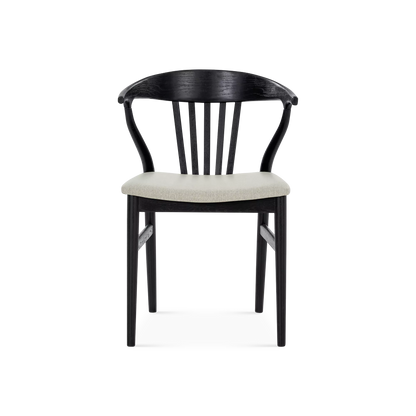 Nordic - Chaise en chêne et tissu naturel